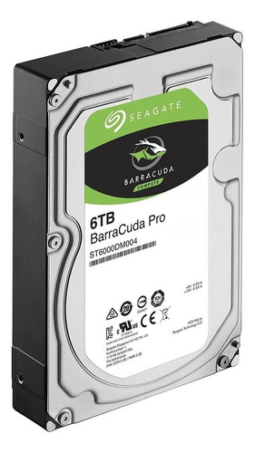 interno Seagate Barracuda Pro ST6000DM004 6TB verde