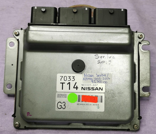 Computadora Motor Nissan Sentra G3 2013-2015-2017 Nec005-667