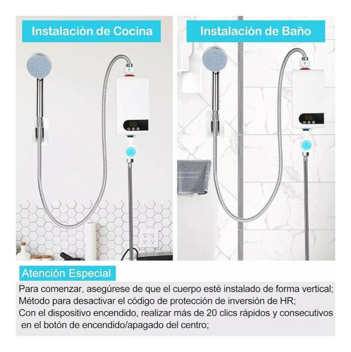 Calentadores De Agua Eléctricos Eléctricos Con Ajuste Táctil
