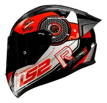 Comprar Casco Para Moto Ls2 Ns353 Stratus Negro\u002Frojo\u002Fplata