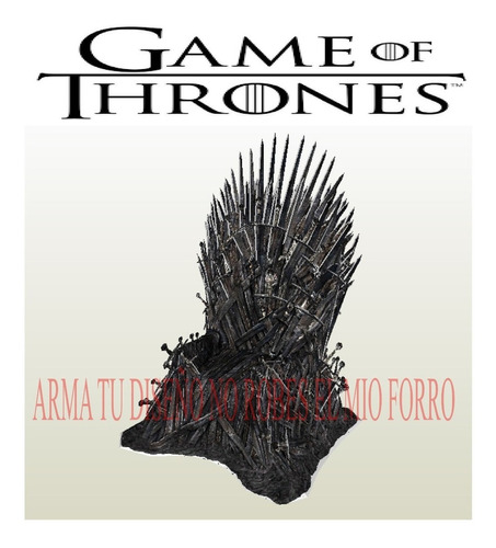 Game Of Thrones  Trono  Papercraft