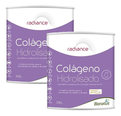 Colageno Hidrolisado Radiance (verisol) 2x 330gr