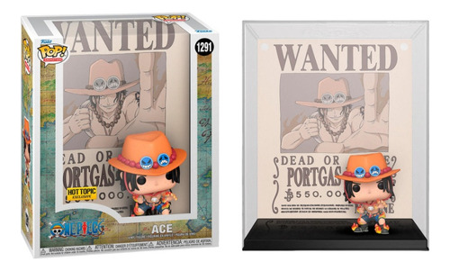 ¡Funko Pop! Álbum One Piece Ace Wanted 1291 Exclusivo