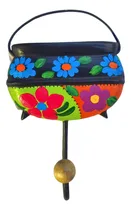 Comprar Cabideiro Cozinha 1 Gancho Panela Tacho Madeira Porta Pano 