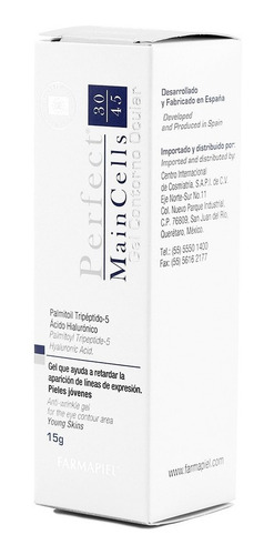 Imagen 5 de 7 de Gel Contorno Ojos Ácido Hialurónico Antiedad 30-45 Años 15gr