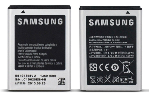 Batería/pila Samsung S5830 Original Modelo Eb 494358vu