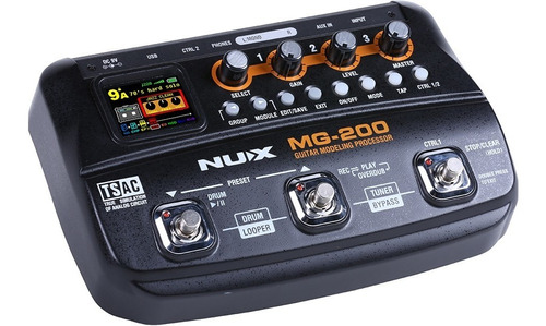 Pedalera Multi Efectos Para Guitarra Nux Mg-200 