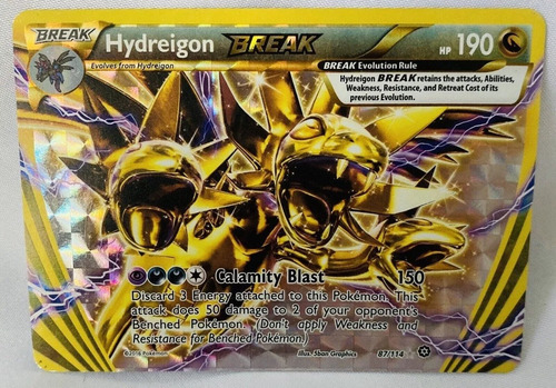 Cartas Pokemon Hydreigon Break Holo