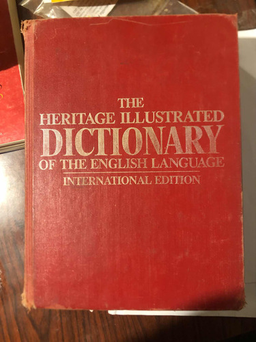 Heritage Illustrated Dictionary English Language Ed. Morris