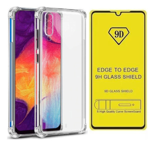 Capa Huawei P30 Tela 6.1 Anti Impacto + Pelicula Full Glue