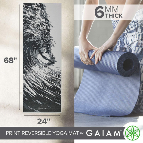Tapete De Yoga Antideslizante 6mm Para Ejercicio 173x61cm