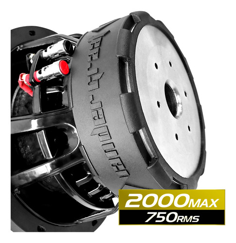 Subwoofer 8 PuLG 2500w Competencia 4+4 Ohm Vandergraaf