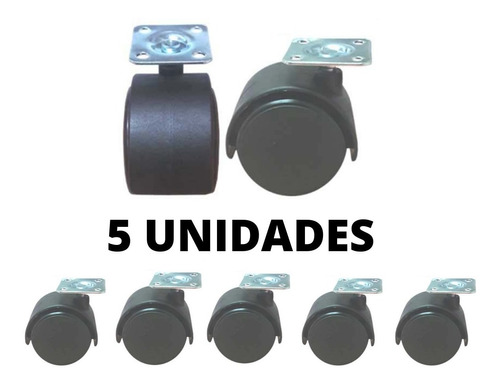 5 Ruedas Para Silla De Oficina Sillon