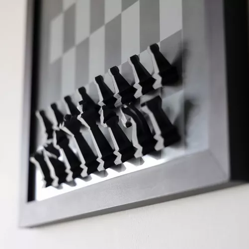 Uma peça de xadrez com xadrez muda de posição com precisão papel de parede  vertical para celular