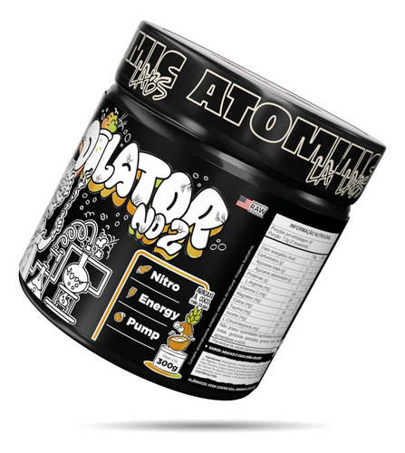 Dilator No2 Vaso Dilatador 300g Rende 40 Doses - Atomic Labs