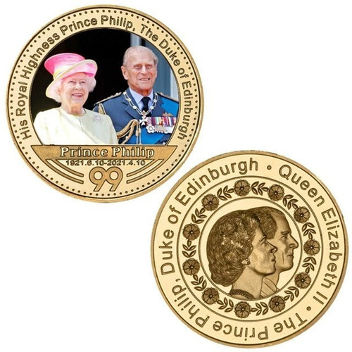 Moneda Dorada Aniversario Platinum Jubilee, Reina Isabel 2