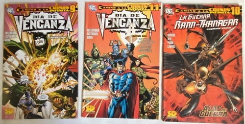 Camino A La Crisis Infinita / 3 Revistas/ Dc Comics / Sd, C7