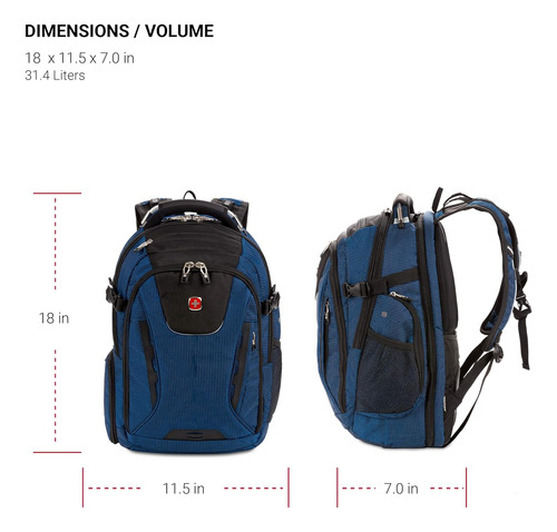 Mochilas Para Portátiles Swissgear 5358342418 Azul/negro