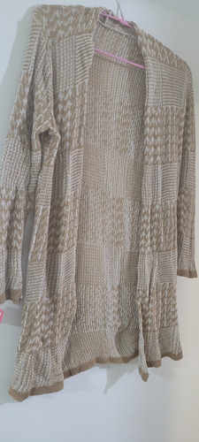 Saco Saquito Largo Beige Talle Unico