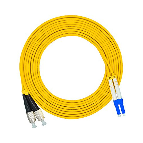 Jeirdus - Cable Optico De Fibra Optica (9.8 ft, Lc A Fc Dupl