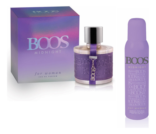 Combo Boos Midnight Perfume X 100 + Desodorante X 123 Ml 