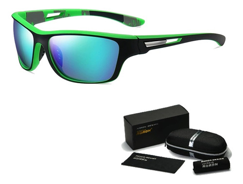 Lentes De Sol Aoron - Racer- Polarizados Uv400 - Verde