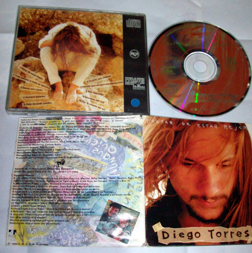 Diego Torres - Tratar De Estar Mejor / 1º Ed 1994 Latin Pop (Usado)