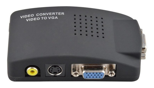 Consola Conversor Vga A Rca O S-video Con Cable Con Audio