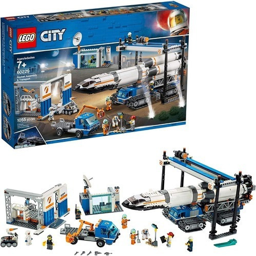 Lego City 60229 Ensamblaje Y Transporte Del Cohete