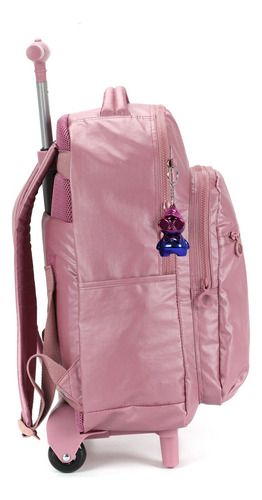 Mochila metálica Up4you Luxcel MC47244up con volante escolar, color rosa