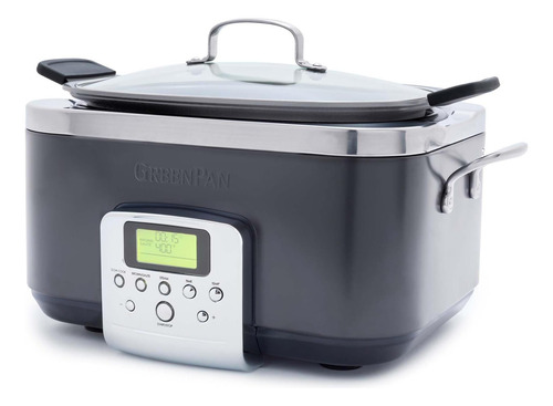 Olla De Cocción Lenta Eléctrica Greenpan Elite 8 En 1 Progra