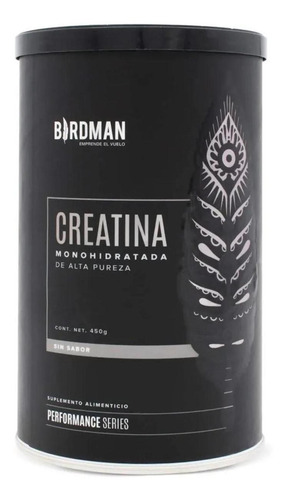 Imagen 5 de 5 de Creatina Monohidratada Pura 90 Serv 450g Birdman