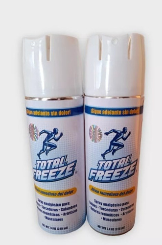 Total Freeze Spray, Para Dolores Musculares, Tres Piezas