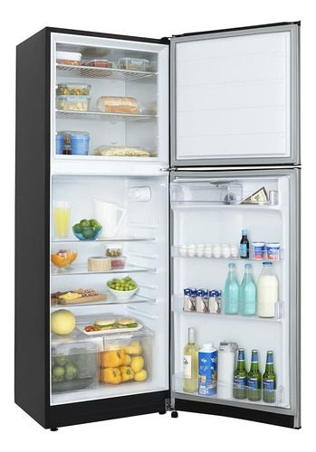 Heladera Drean HDR400F11 negra con freezer 396L 220V