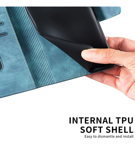 Funda De Teléfono De Cuero Para Samsung Galaxy A53 A33 A23 A