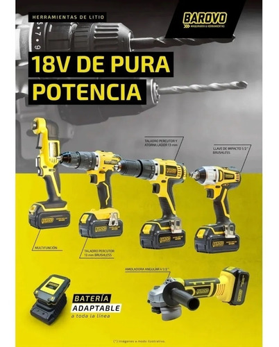 Imagen 9 de 9 de Set 24 Accesorios Multifuncion Barovo Lija Kit Herramienta