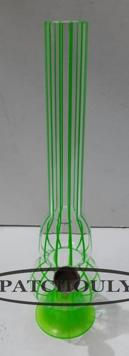 Imagen 4 de 8 de Bong Pipa Agua Water Pipe Color Line Acrilico 22 Cm.
