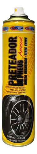 Spray Pretinho Para Pneu Centralsul Brilho Prolongado 400ml