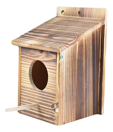 Caja De Madera Para Nido De Pájaros Silvestres Casa De