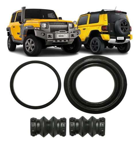 Reparo Pinça Traseira Troller T4 43mm Sist Varga T4 02...