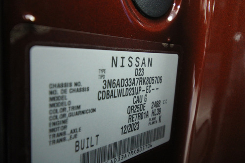 Nissan Frontier 2.5 Platinum Le Dc 4X2 Ta