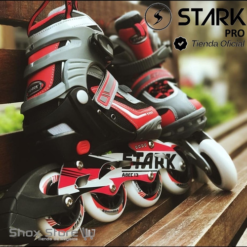 Imagen 5 de 10 de Rollers Profesionales Stark Patines Aluminio Extensibles Pro