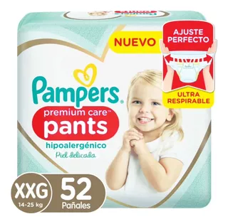 Pañales Pampers Premium Care Pants XXG en pack de 104 x 52 unidades