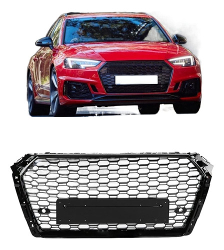 Figone Para Rs4 Style Front Sport Hex Mesh Honeycomb Hood A4