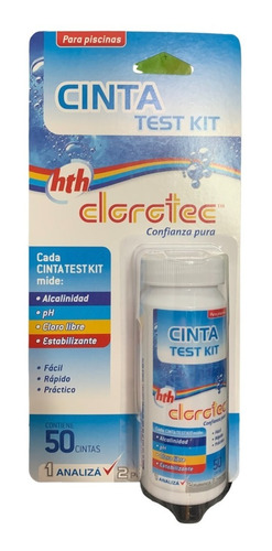 Cinta Test Kit,alcalinidad , Cloro , Estabilizantes Y Ph