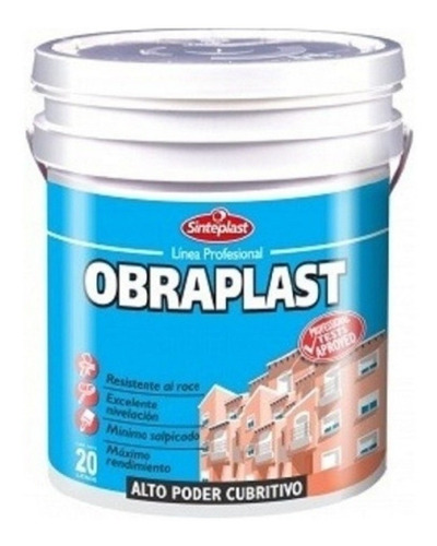 Enduido Plastico Interior Sinteplast Obraplast 32kg