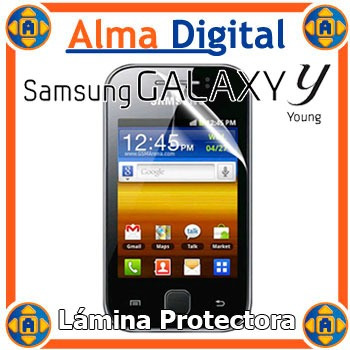 Lamina Protector Pantalla Transparente Samsung S5360 Young Y