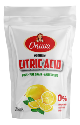 Acido Citrico De Onuva | 2 Libras (31.99 Oz) De Acido Citric