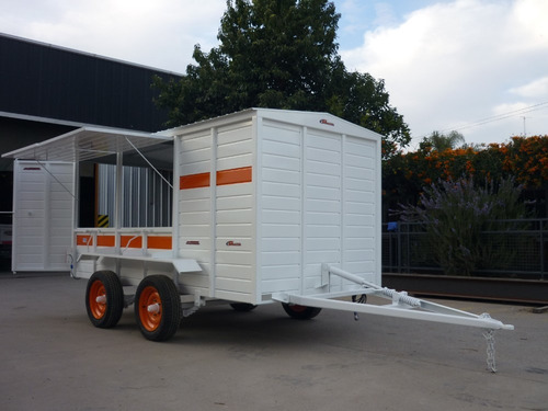 Imagen 3 de 25 de Acoplado Trailer 6 Cheques Cerrado Taller Rodante 3.5 Mts