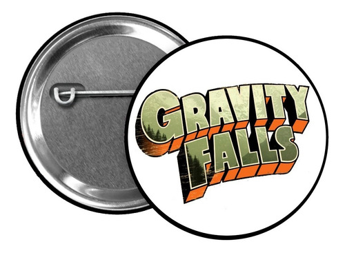 Prendedores 55mm Pins Gravity Falls Dipper X10 Unidades